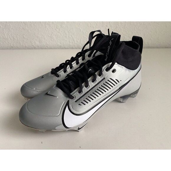 Nike Vapor Edge Pro 360 2 Grey Black Football Cleats DA5456-002 Men’s Sz 8.5 - Picture 6 of 10